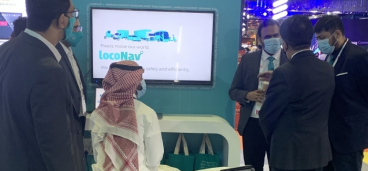 LocoNav in GITEX Technology Week in Dubai, as featured in Zawya - Arabic