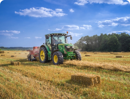 Tractor using telematics solution in Agriculture & Forestry industry