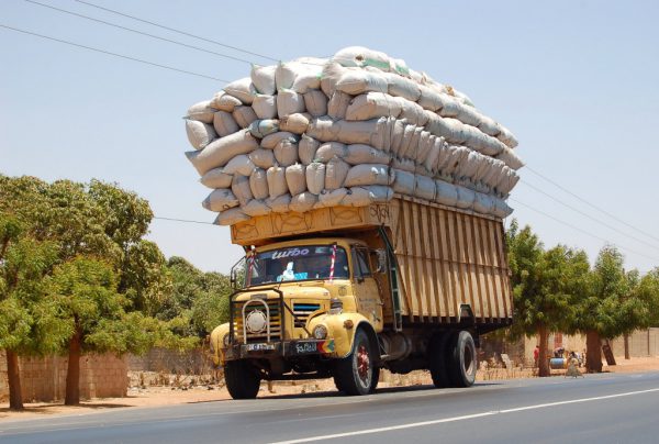 overloaded trucks