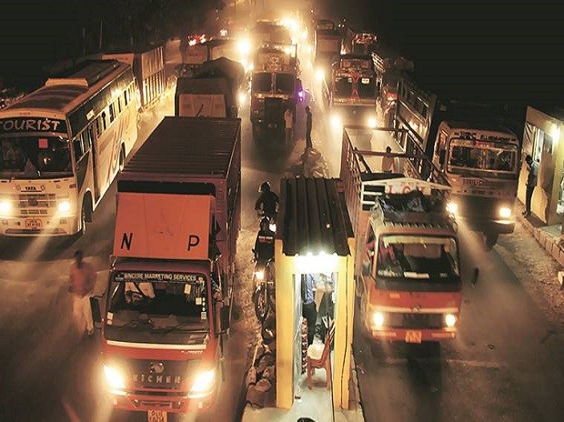 complete ban on commercial vehicles