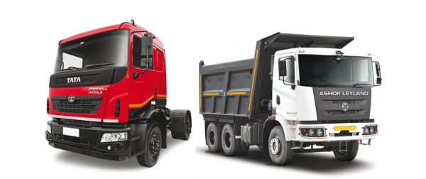 ashok leyland and tata motors truck